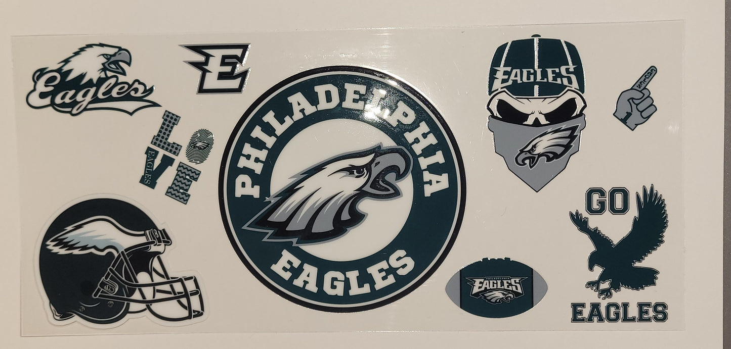 Philadelphia Eagles cup decal