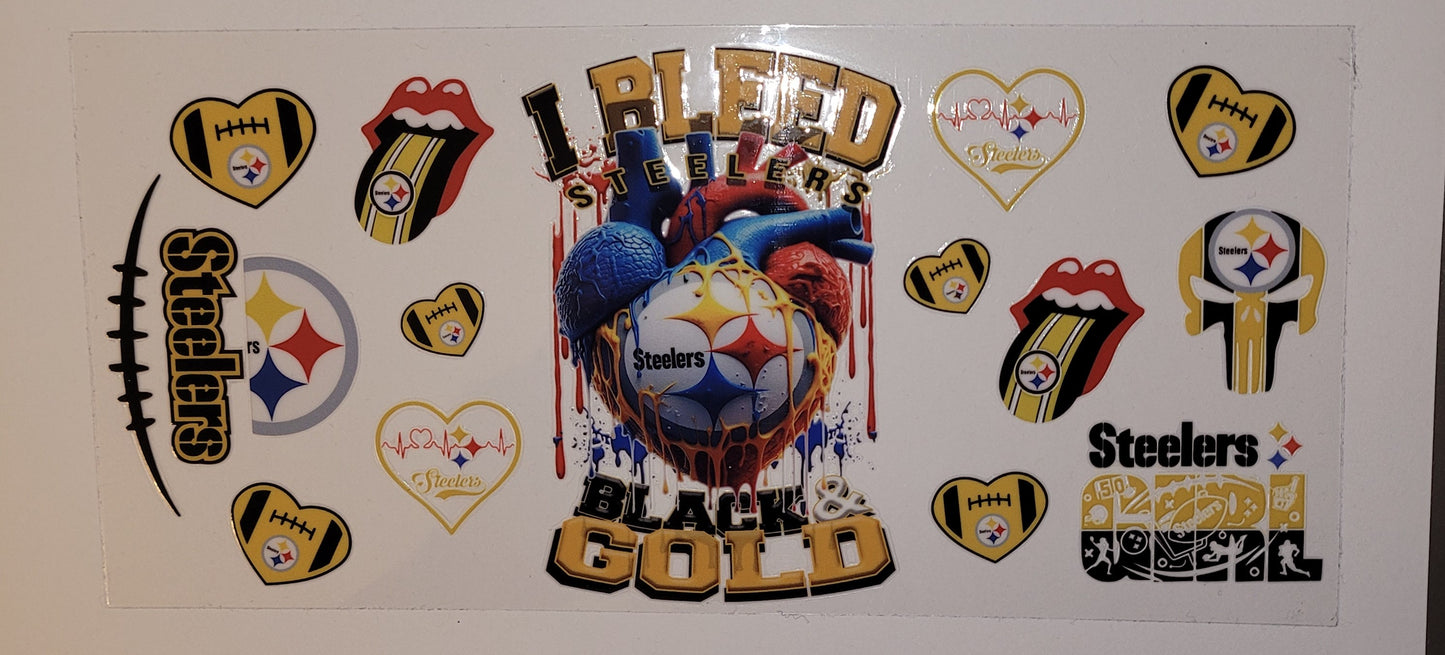 Pittsburgh steelers cup decal