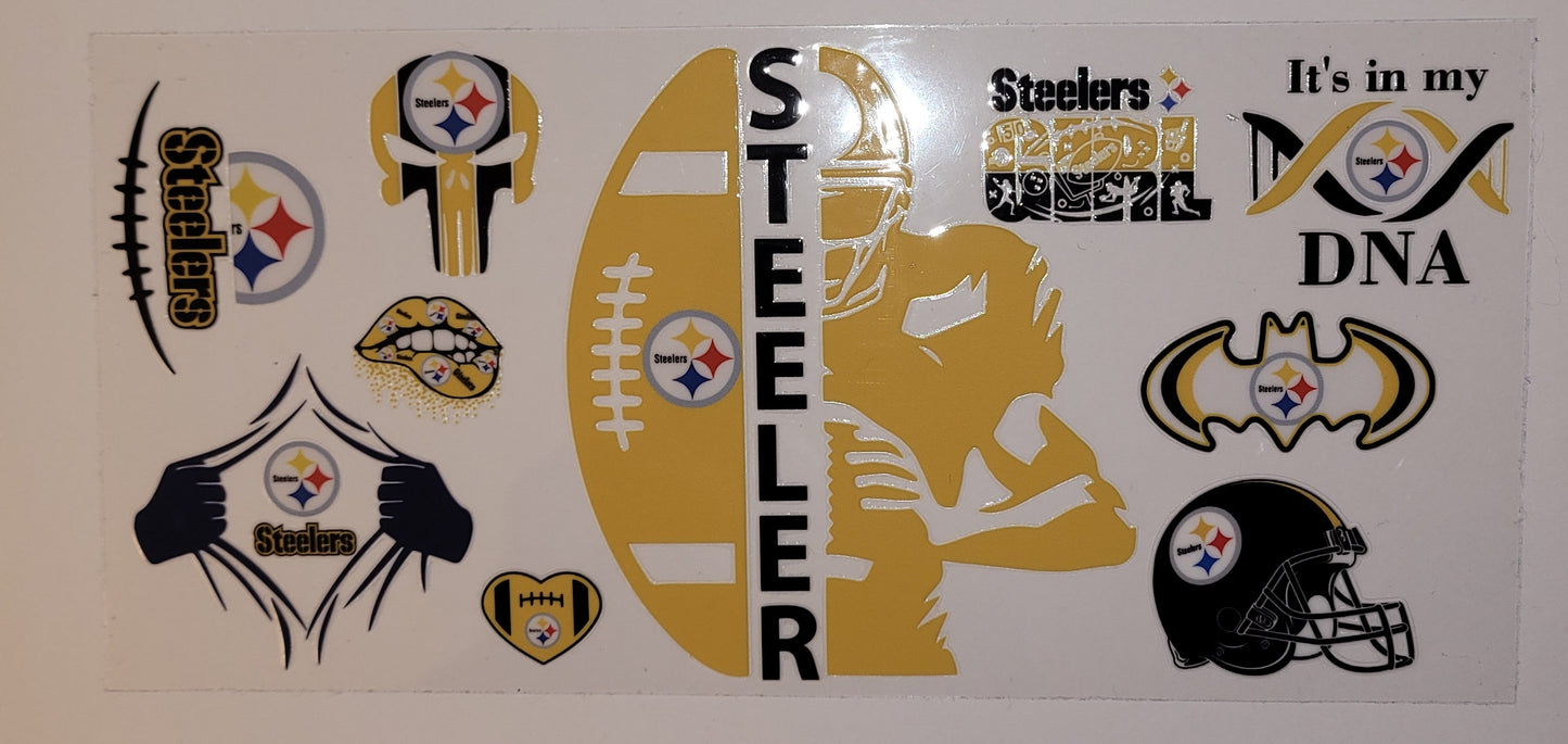Pittsburgh steelers cup decal