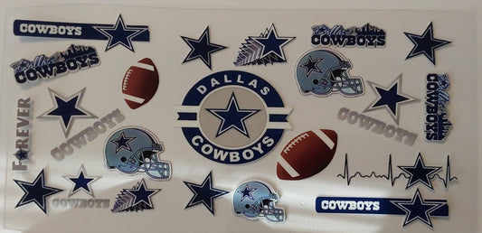 Dallas cowboys cup decal