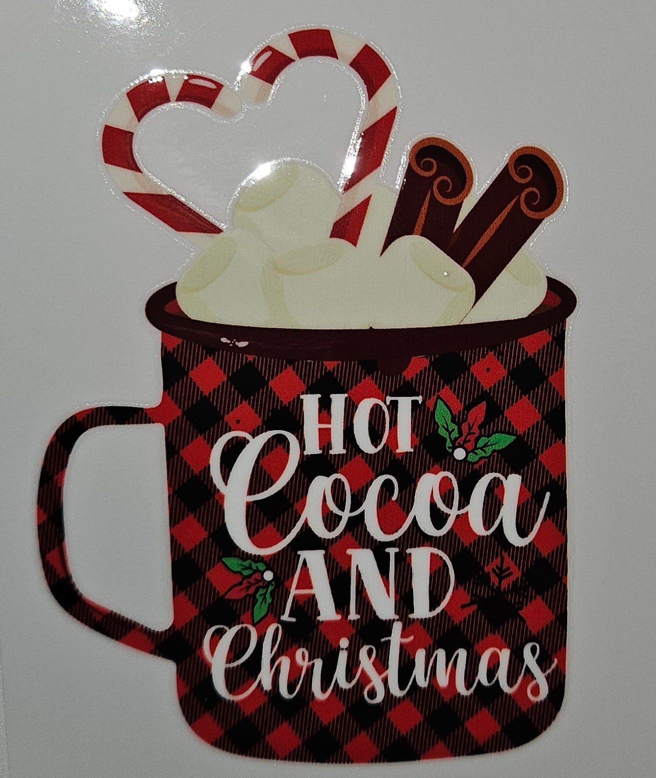 Hot Cocoa cup decal