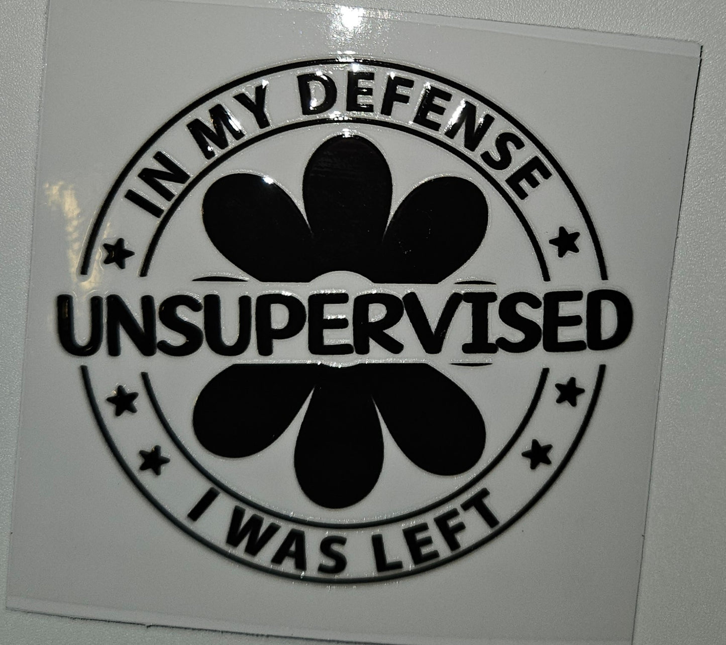 Unsupervised cup decal