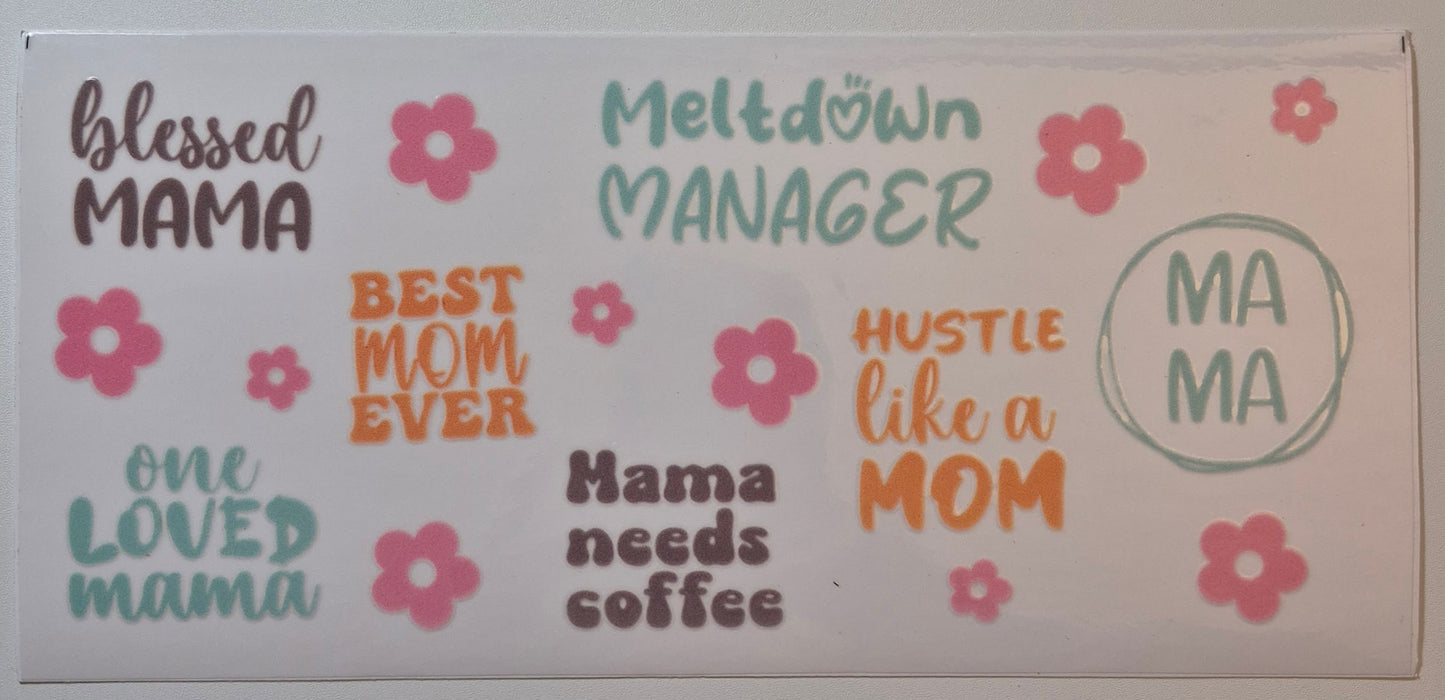 Meltdown manager cup wrap decal