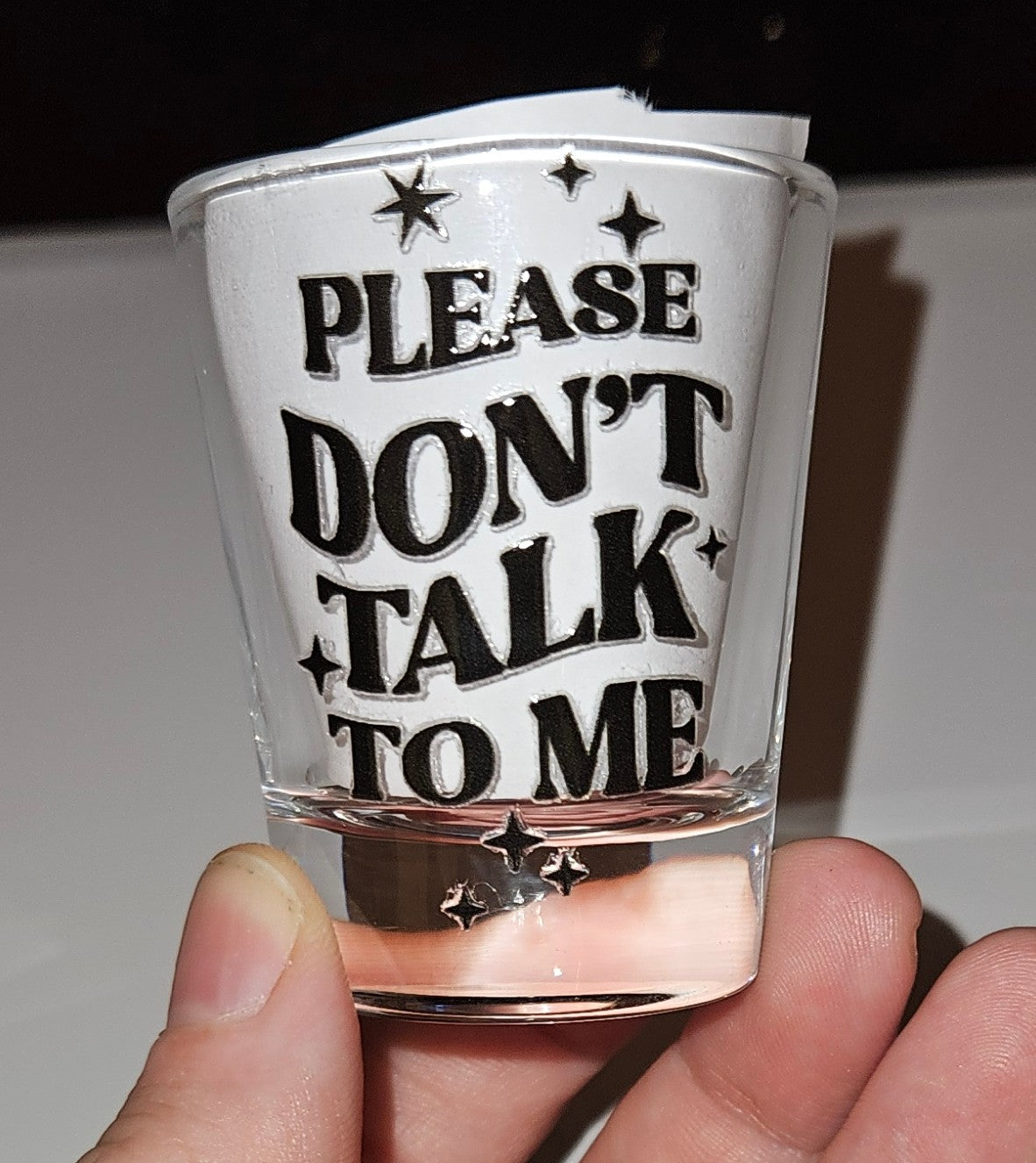 Shot Glasses with different pictures and sayings !!