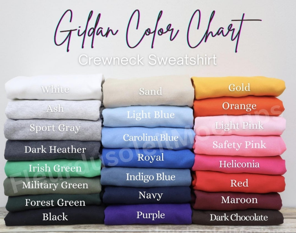 Adult size crewneck