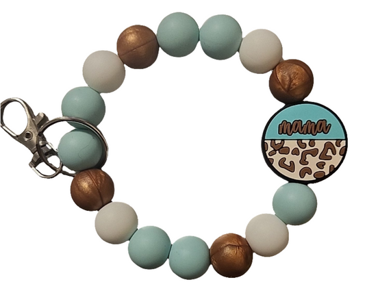 Pre- made wristlet keychains