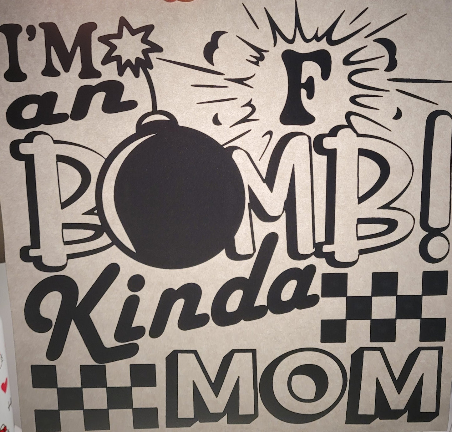 F bomb mom shirt transfer
