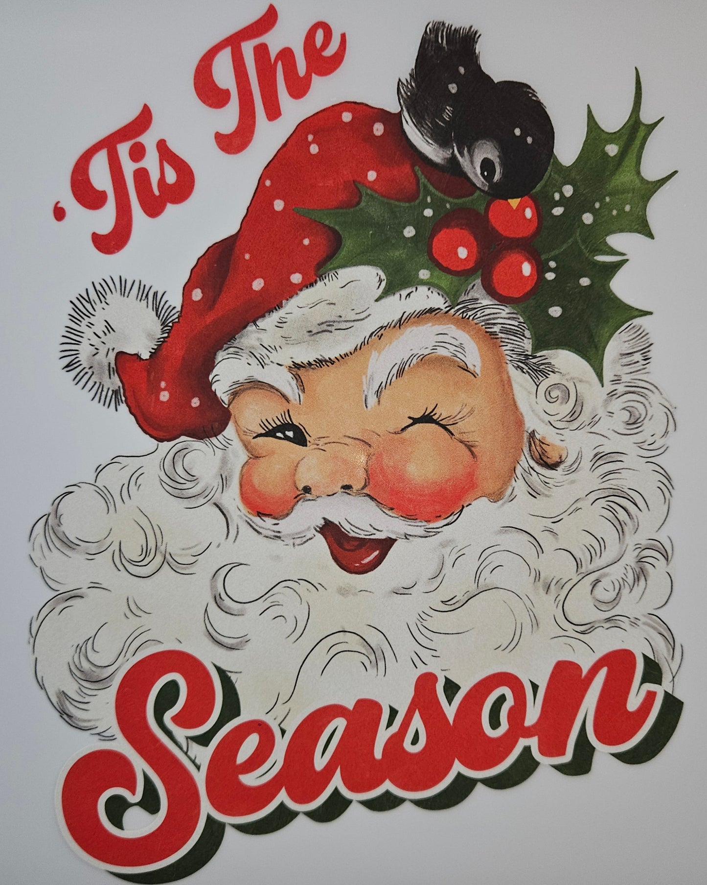 TIS THE SEASON SANTA DTF SHIRT TRANSFER