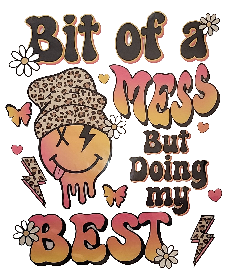 Bit of a mess but doing my best shirt transfer