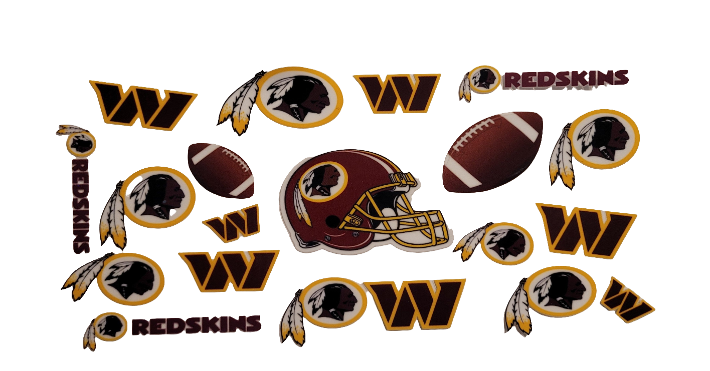 Washington redskins cup wrap decal