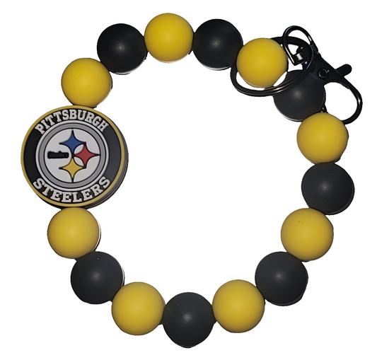 Pittsburgh Steelers wristlet keychain