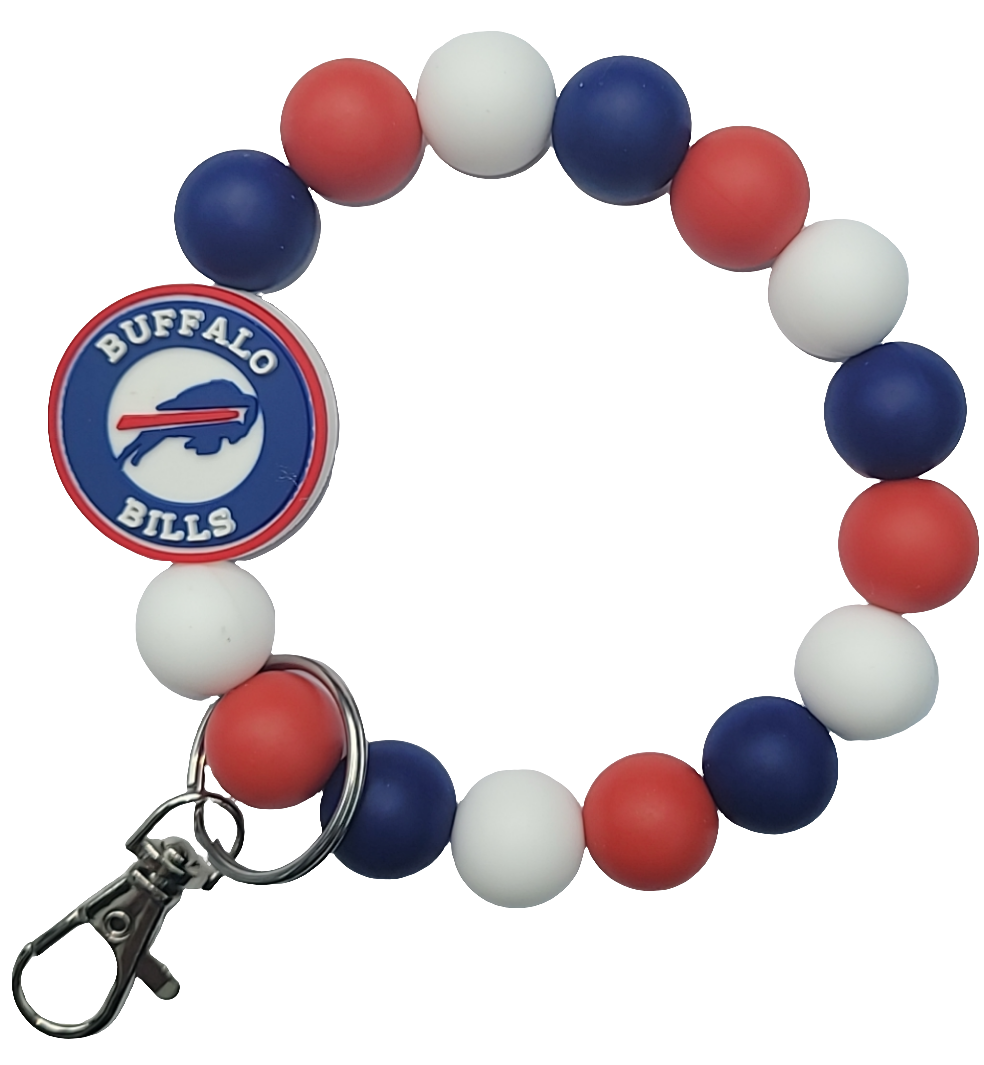 Buffalo Bills wristlet keychain