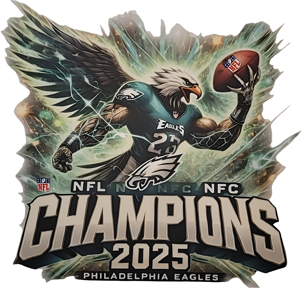 EAGLES 2025 NFC Champions shirt transfer
