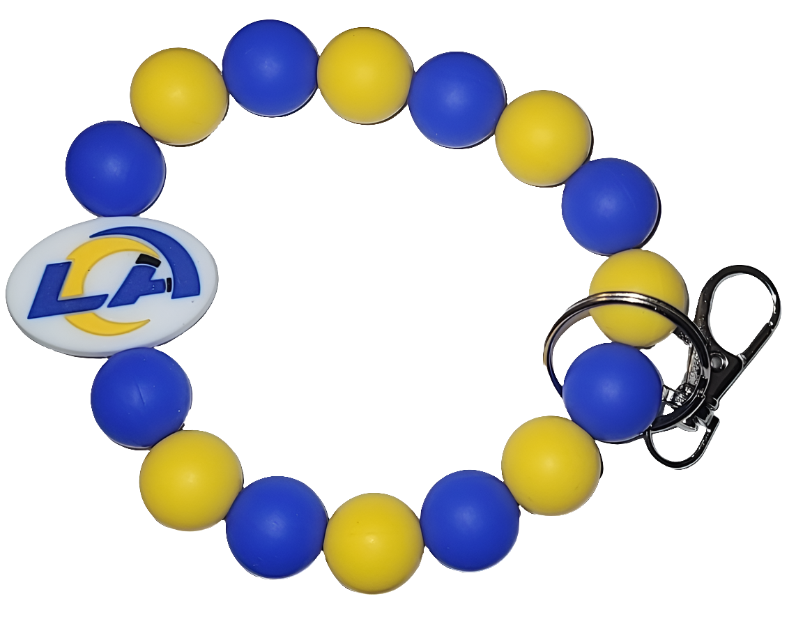 Los Angeles Rams wristlet keychain