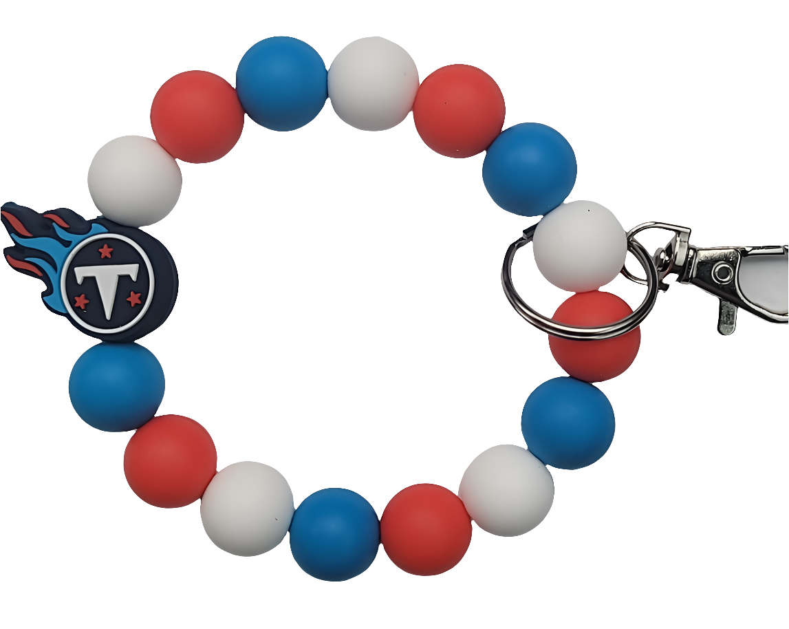 Tennessee Titans wristlet keychain