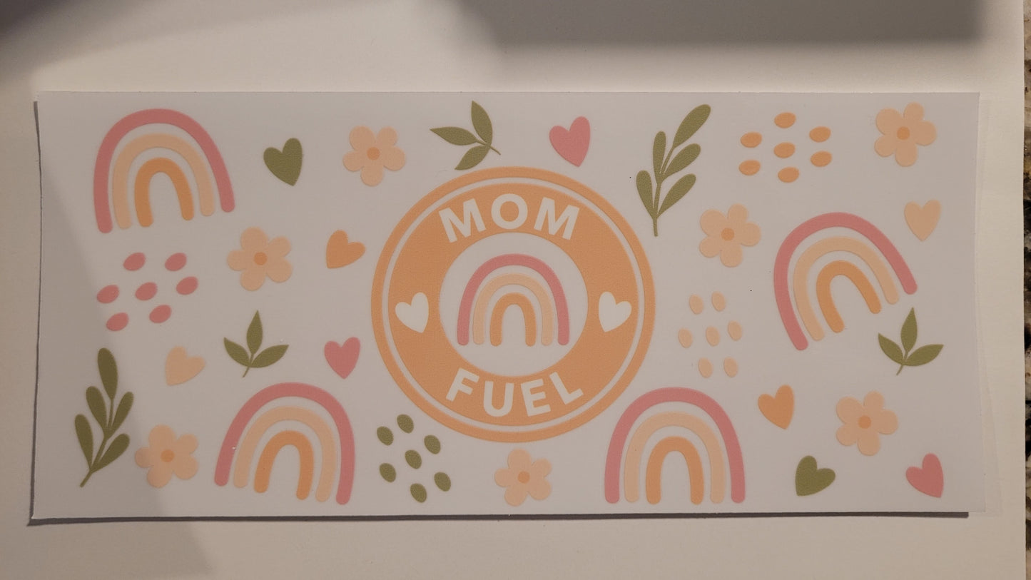 Mom fuel cup wrap decal