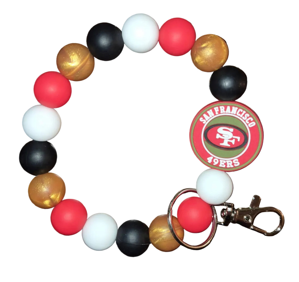 NFL Pre-made wristlet keychains