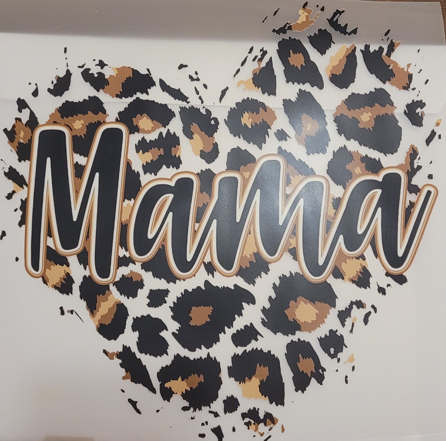 Mama heart shirt transfer