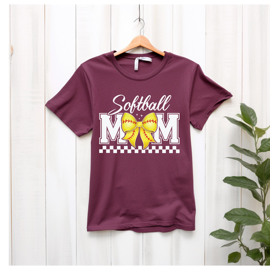 Softball mom shirt transfer