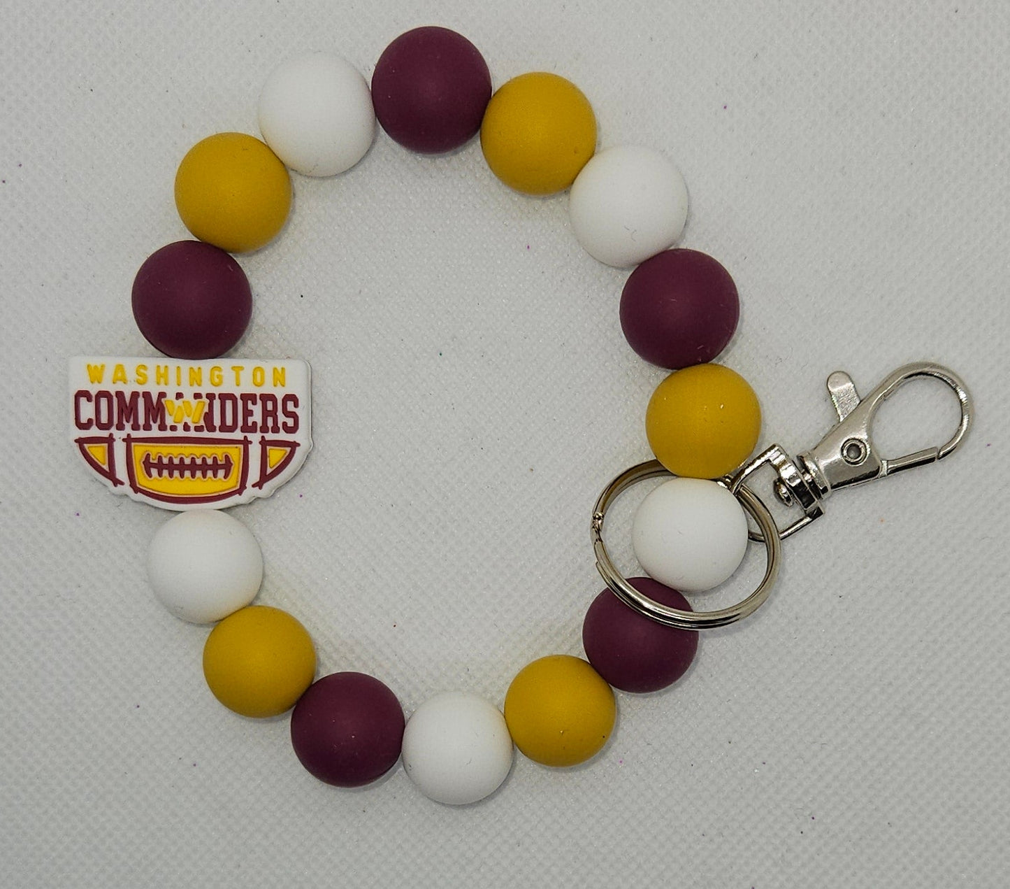 NFL Pre-made wristlet keychains
