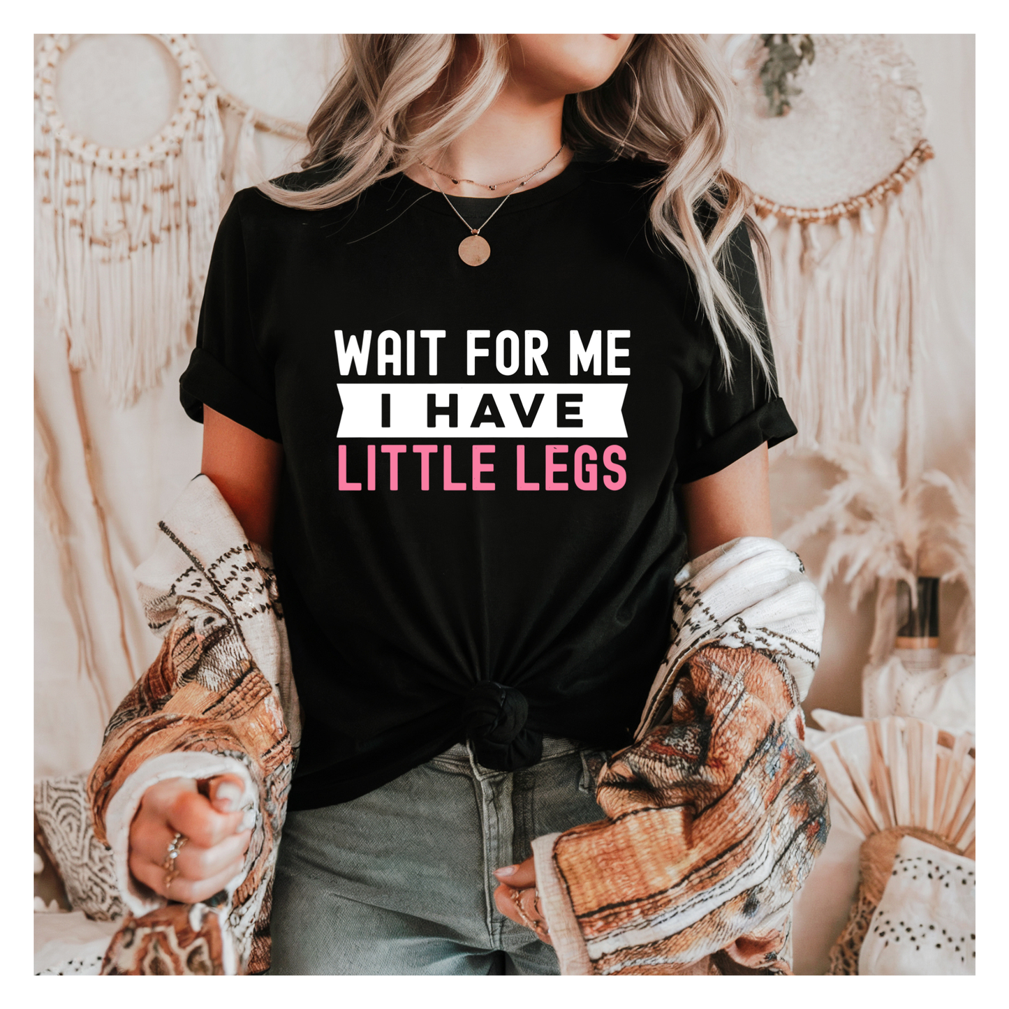 Little Legs shirts transfer pink