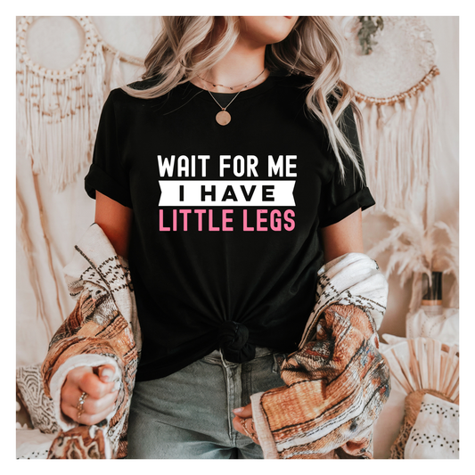 Little Legs shirts transfer pink