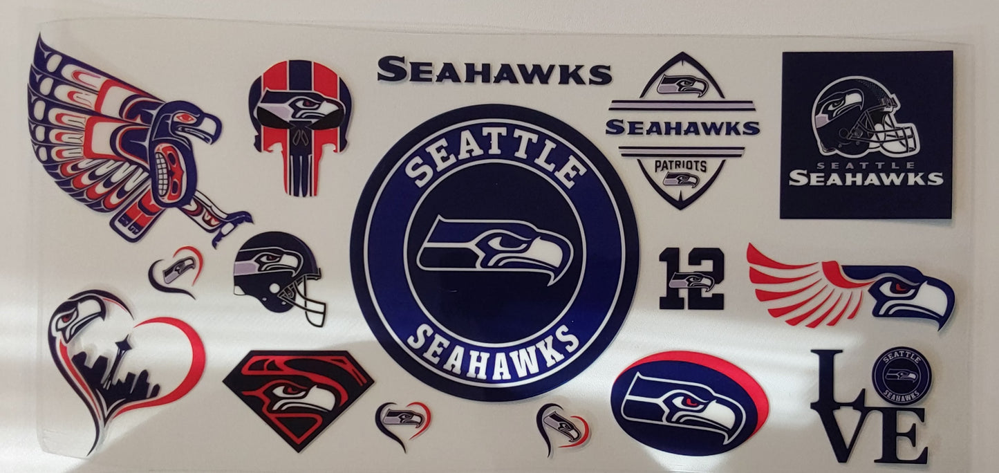 Seattle Seahawks cup wrap decal