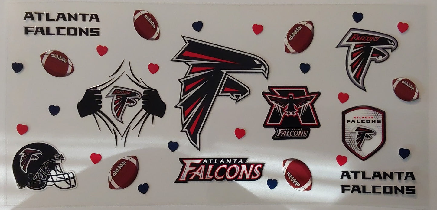 Atlanta Falcons cup wrap decal