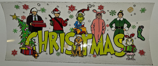 Christmas Movie cup wrap decal