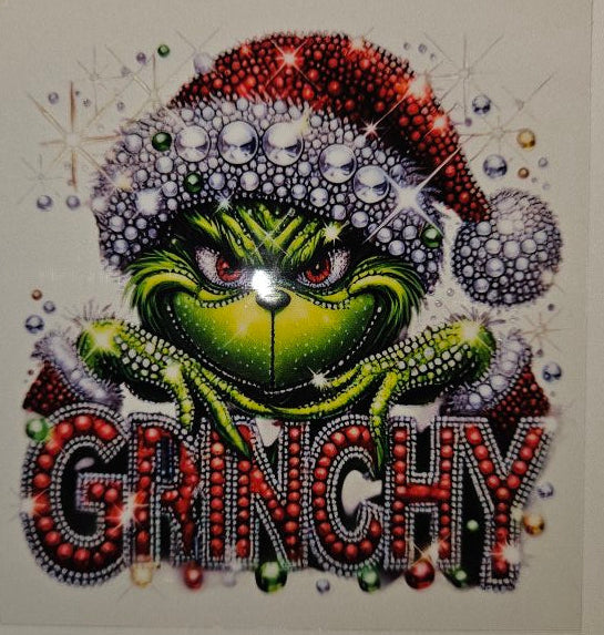Grinchy cup decal