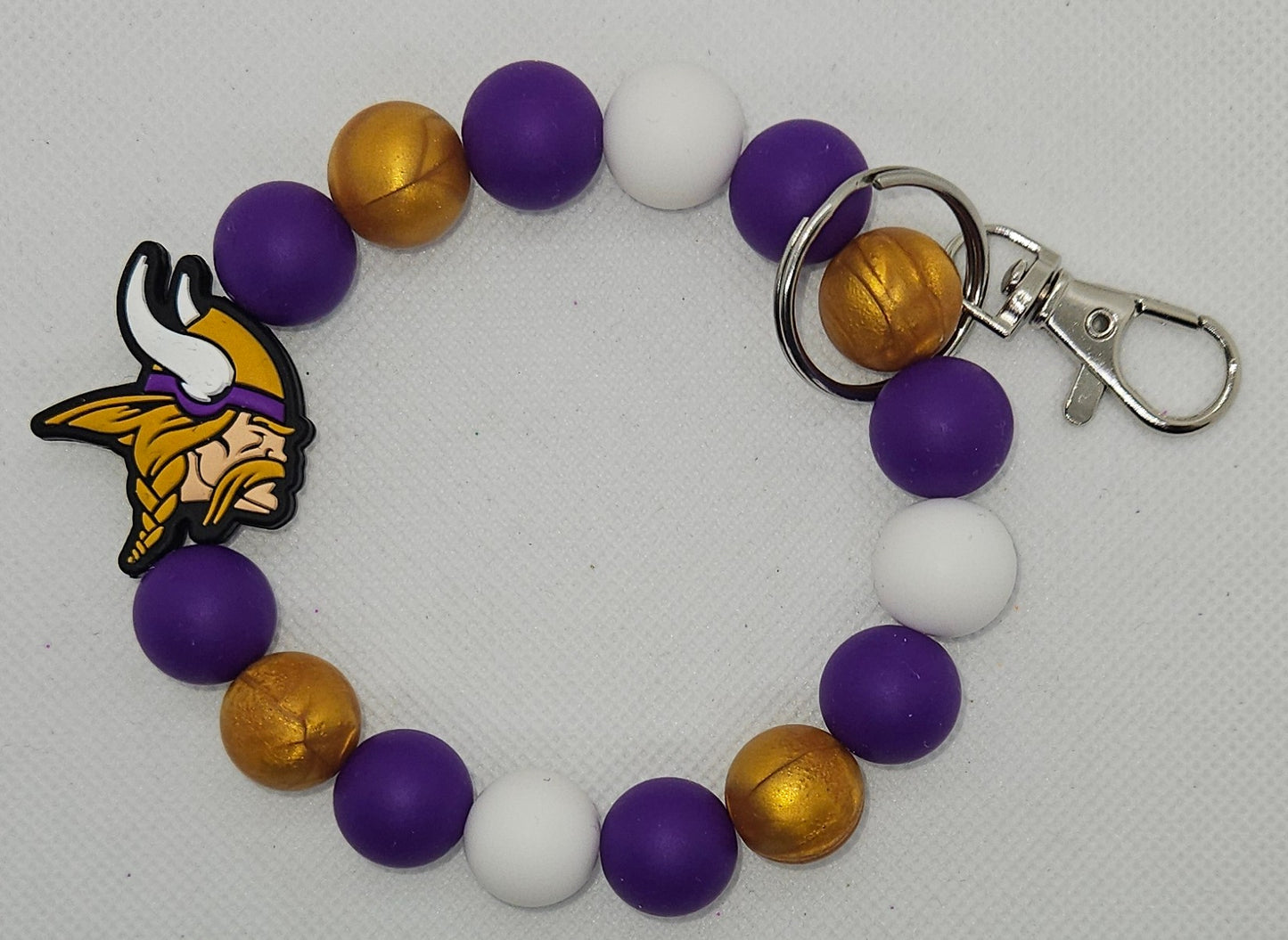 NFL Pre-made wristlet keychains