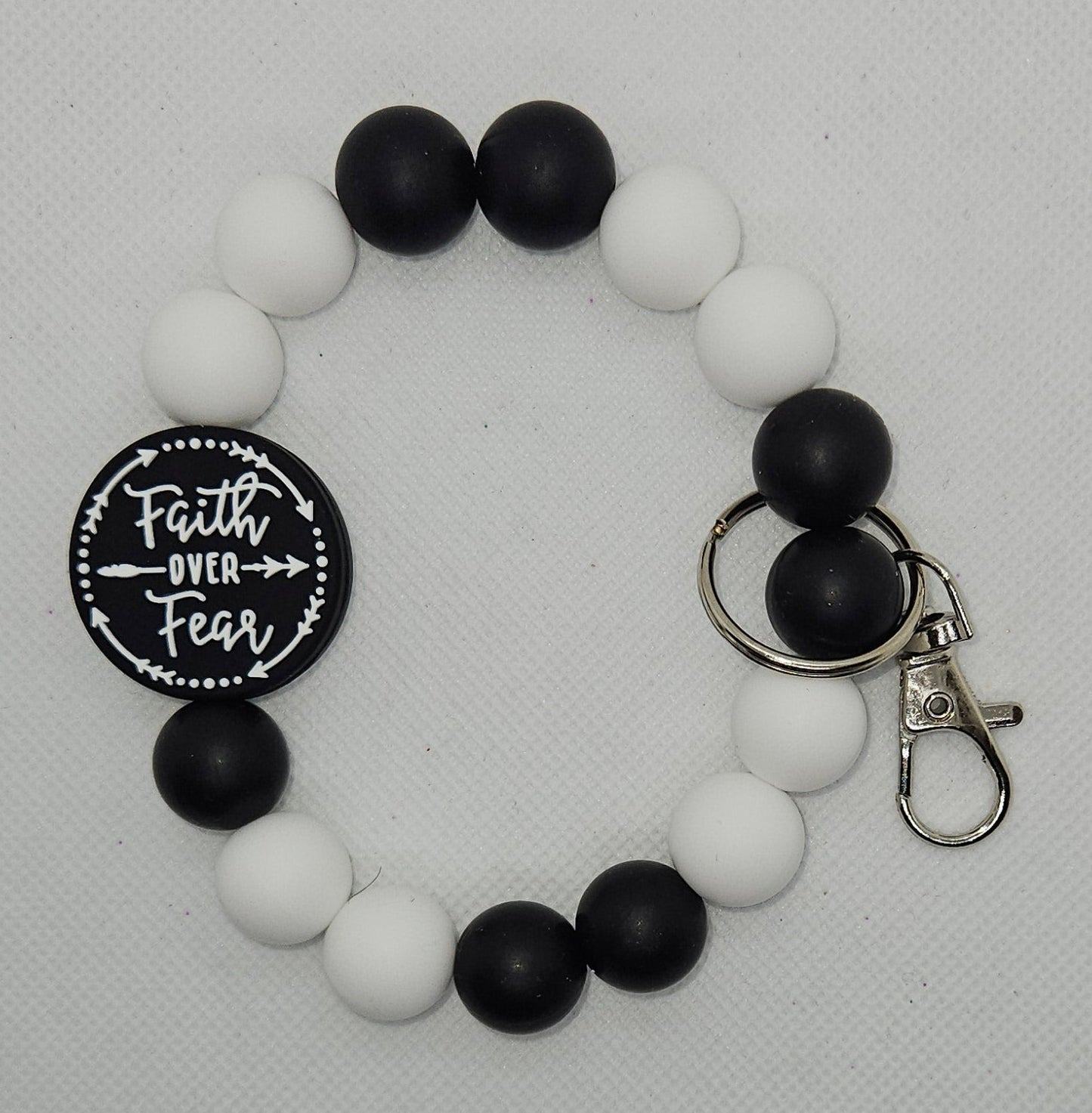 Pre- made wristlet keychains