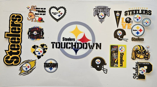 Steelers cup wrap decal