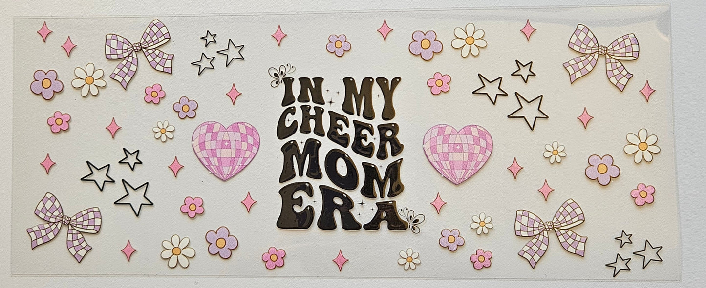 In my cheer mom era cup wrap decal