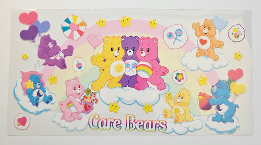 Care bears cup wrap decal