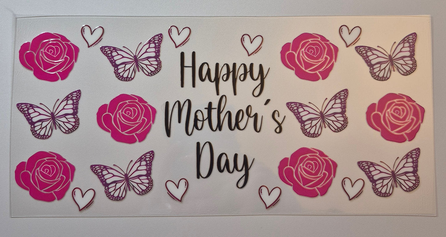 Happy M\other's Day cup wrap decal
