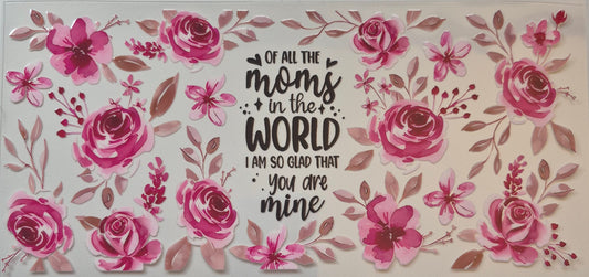 So glad your my mom cup wrap decal