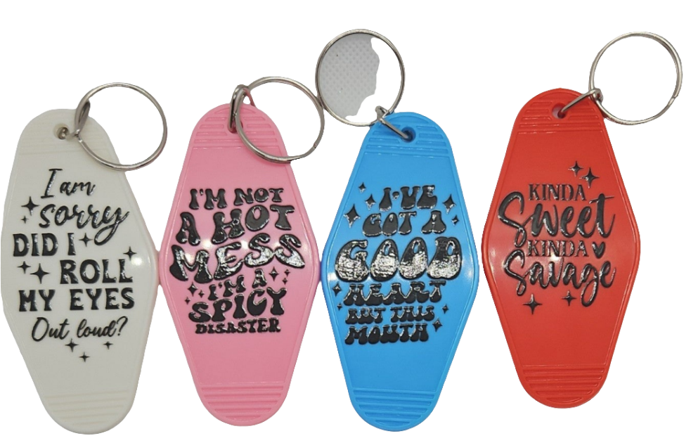 Keychains with sarcastic sayings