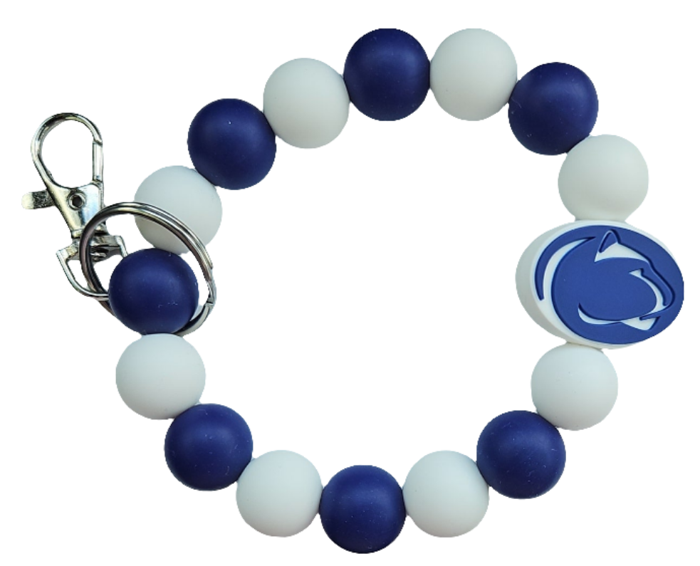 Pre- made wristlet keychains