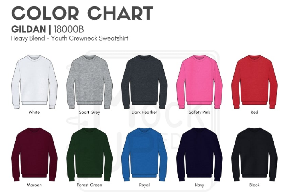 Youth sizes crewneck