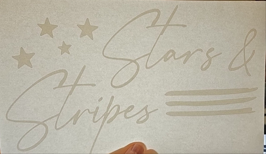 Stars and Stripes shirt transfer
