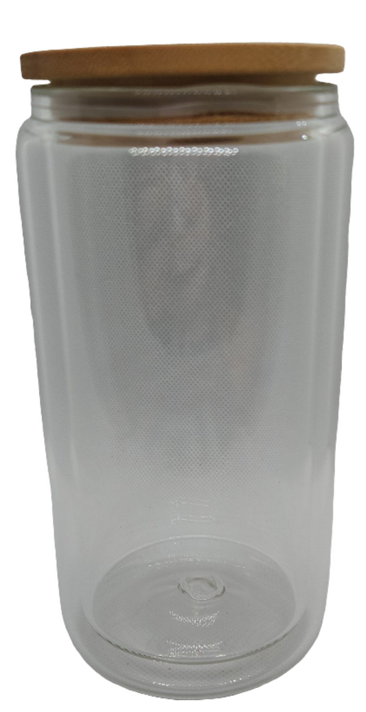 16 oz snowglobe glass cup