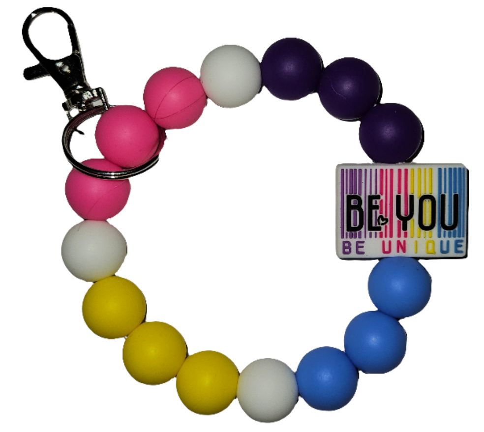 Pre- made wristlet keychains