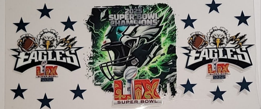 Philadelphia eagles superbowl cup decal