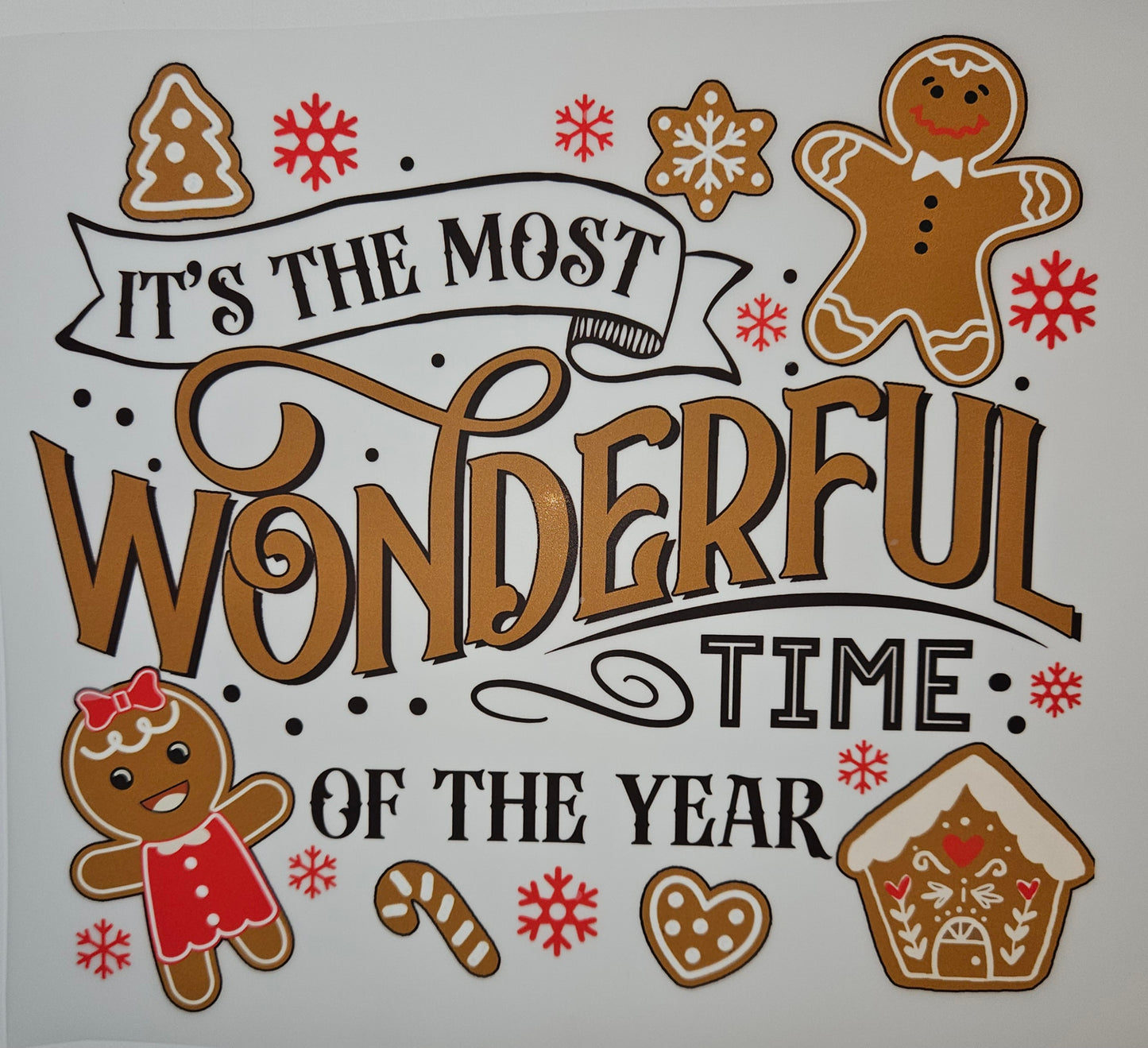 ITS THE MOST WONDERFUL TIME OF THE YEAR DTF SHIRT TRANSFER