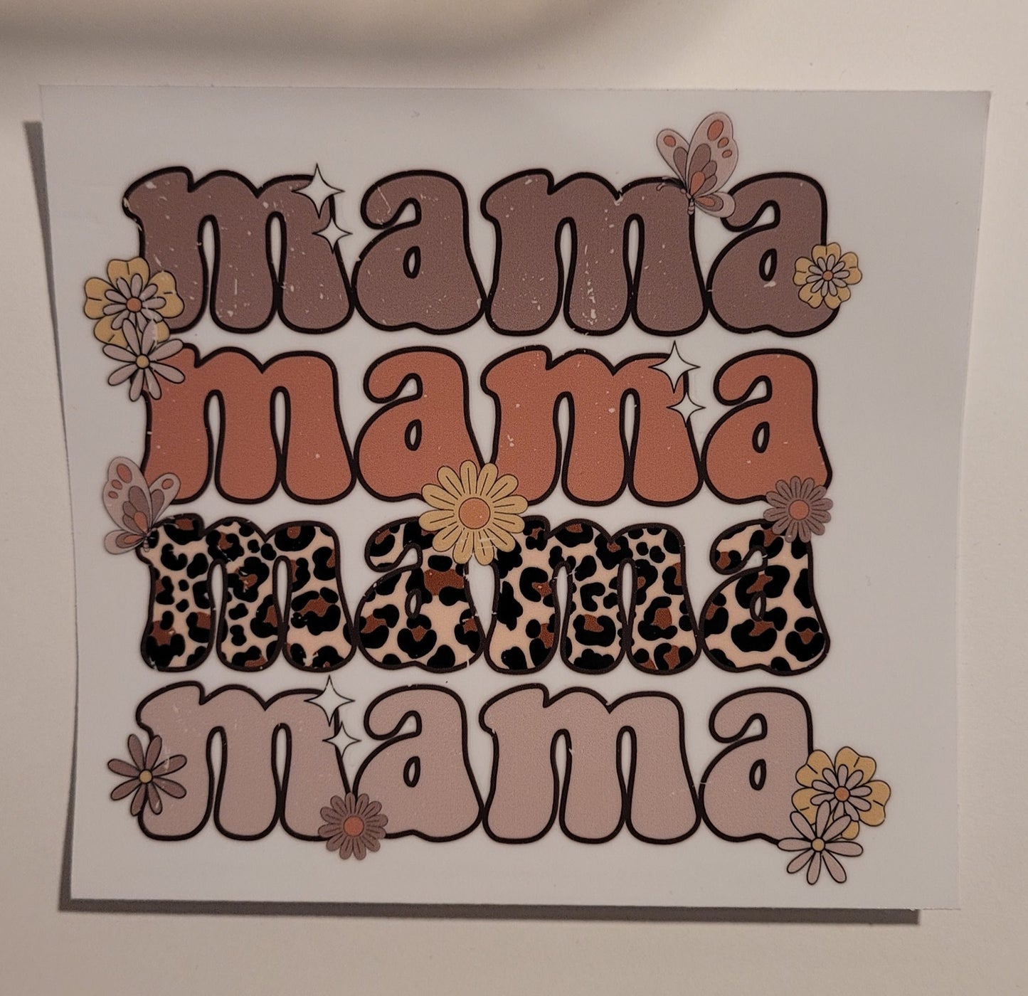 Mama mama Mama cup decal