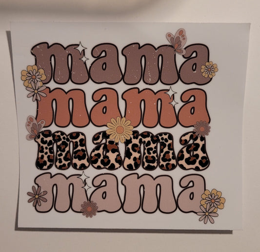 Mama mama Mama cup decal