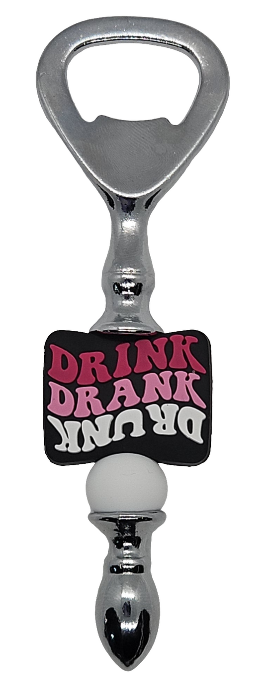 Custom beaded bottle opener