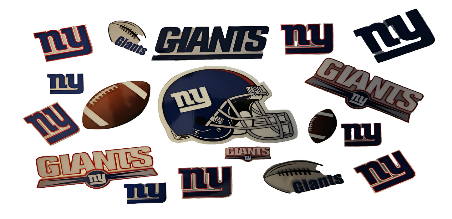 New York Giants cup wrap decal