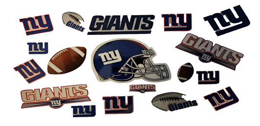 New York Giants cup wrap decal